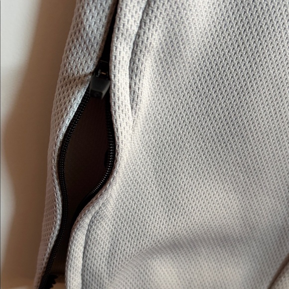 Men's Lightweight Gray Joggers with Black Accents and zippered pockets - Picture 3 of 7